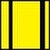 Yellow Stick w/ Black Stripes & Yellow/Black/Yellow Base