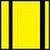 Yellow Stick w/ Black Stripes & Yellow/Black/Yellow Base