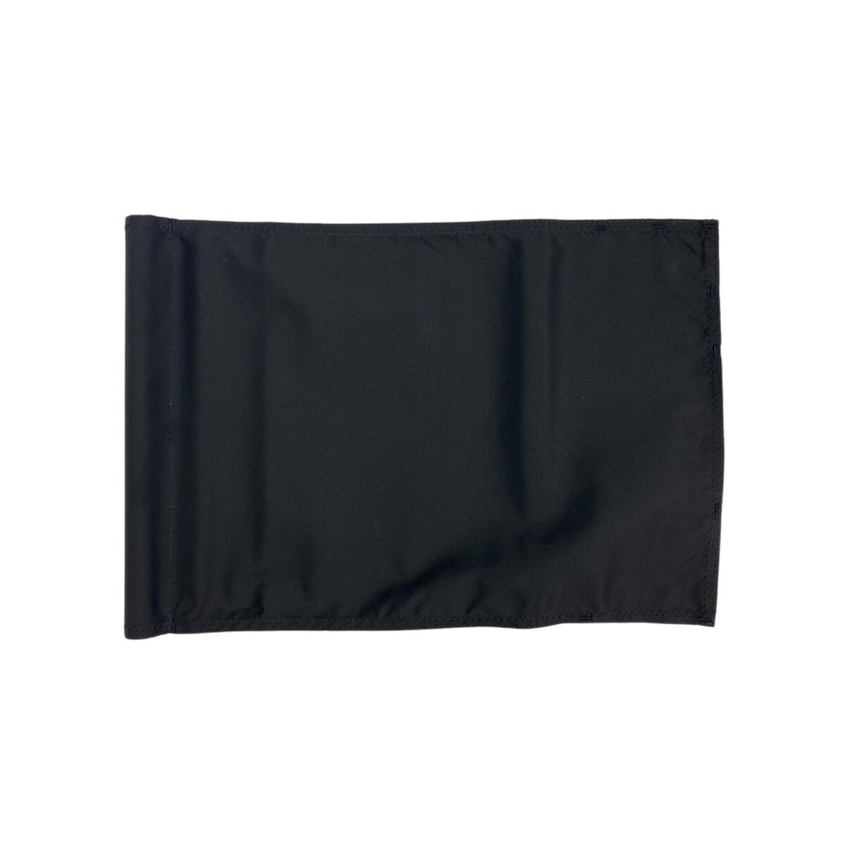 Black 14x20 Plain Flags Tubed