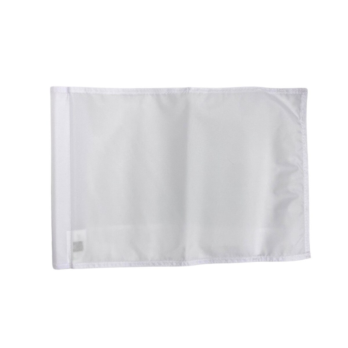 White 14x20 Plain Flags Tubed