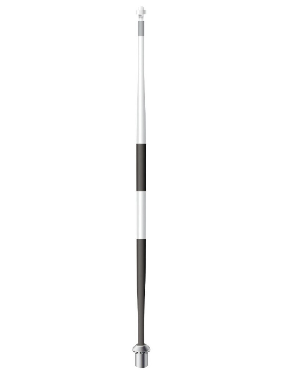 1-inch Pro Flagstick Black/White