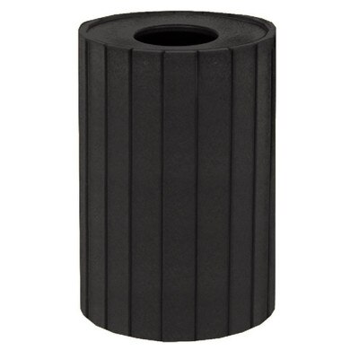 22 Gallon Round TrashContainerBlack