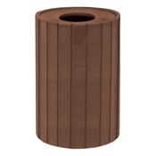 22 G Round Trash Container Brown