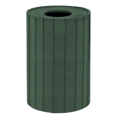 22 Gallon Round TrashContainerGreen