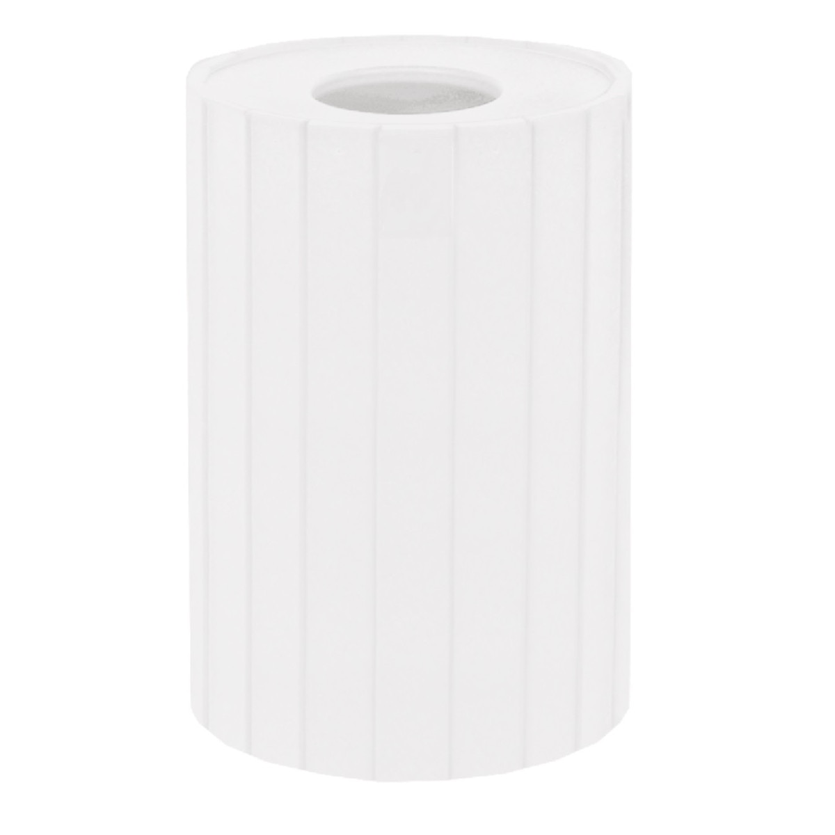 22 G Round Trash Container White
