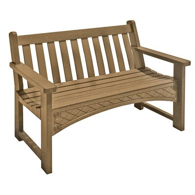 4' Heritage Bench Driftwood