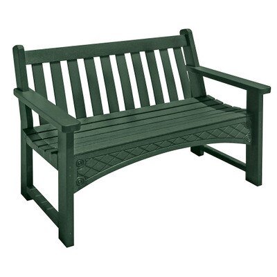 4' Heritage Bench Green