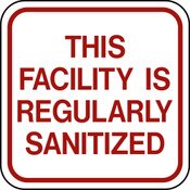 This facility is regularly sanitize