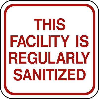 This facility is regularly sanitize
