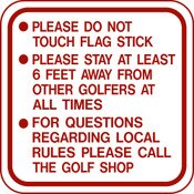 12" x 12" Aluminum Sign - Standard