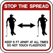 12" x 12" Aluminum Sign - "Stop The