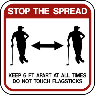 12" x 12" Aluminum Sign - "Stop The