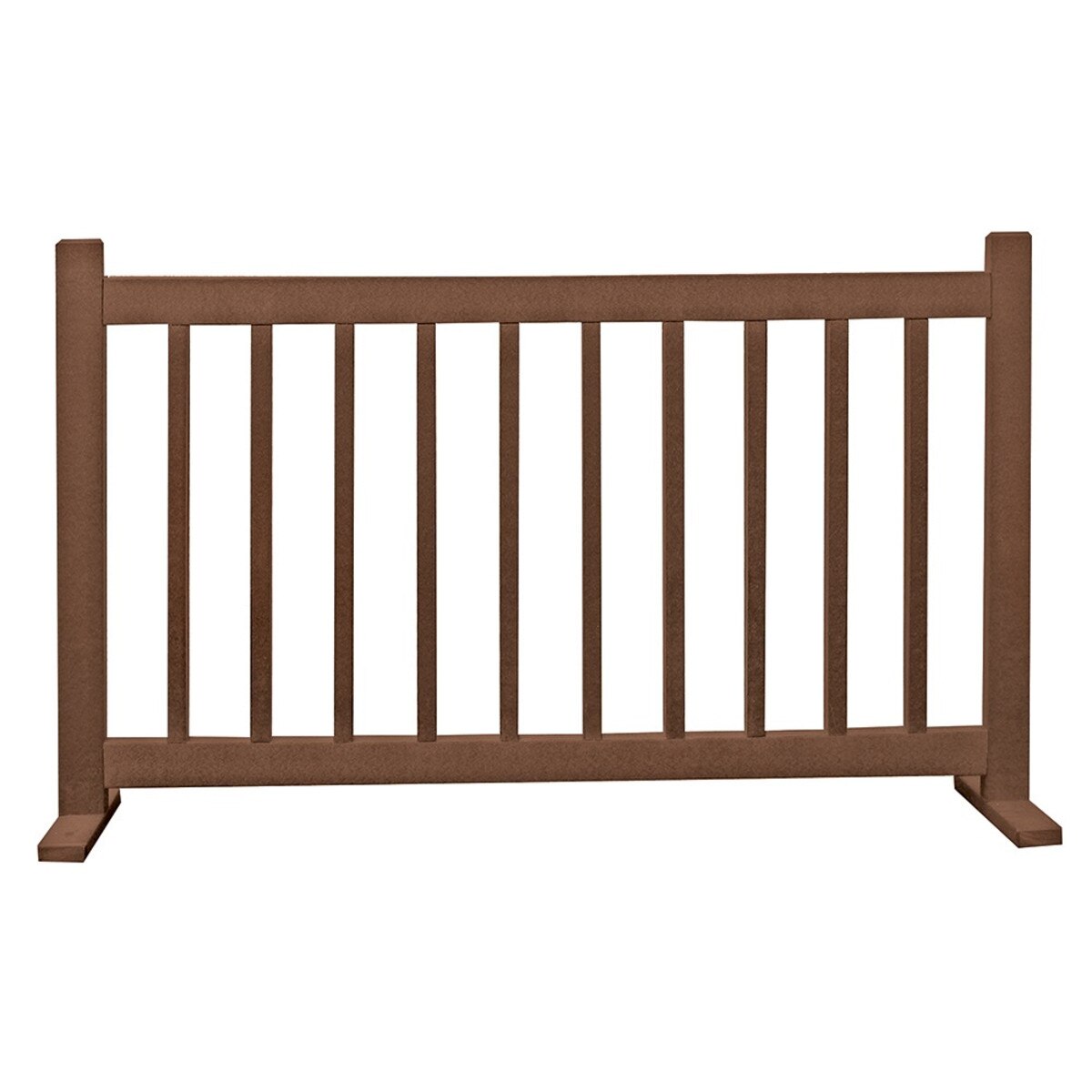 6' Barrier W/T Feet Brown
