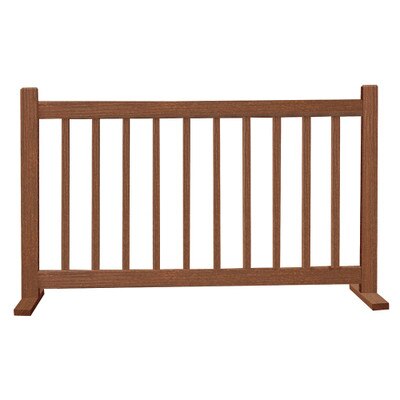 6' Barrier W/T Feet Walnut