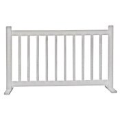 6' Barrier W/T Feet White
