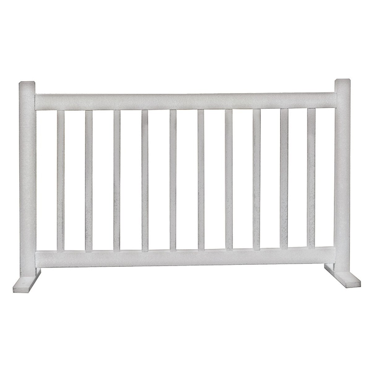 6' Barrier W/T Feet White