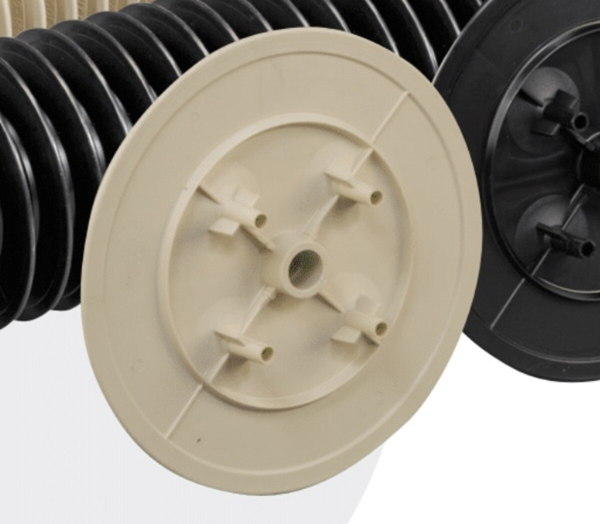 Plastic Ball Picker Disc - White