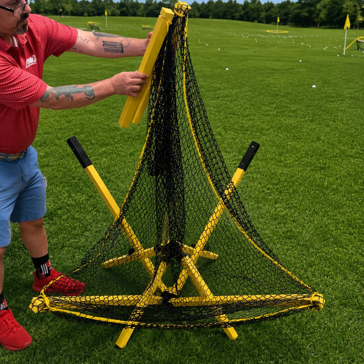 6ft TARGET NET - YELLOW 3