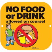 NO FOOD OR DRINK SIGN