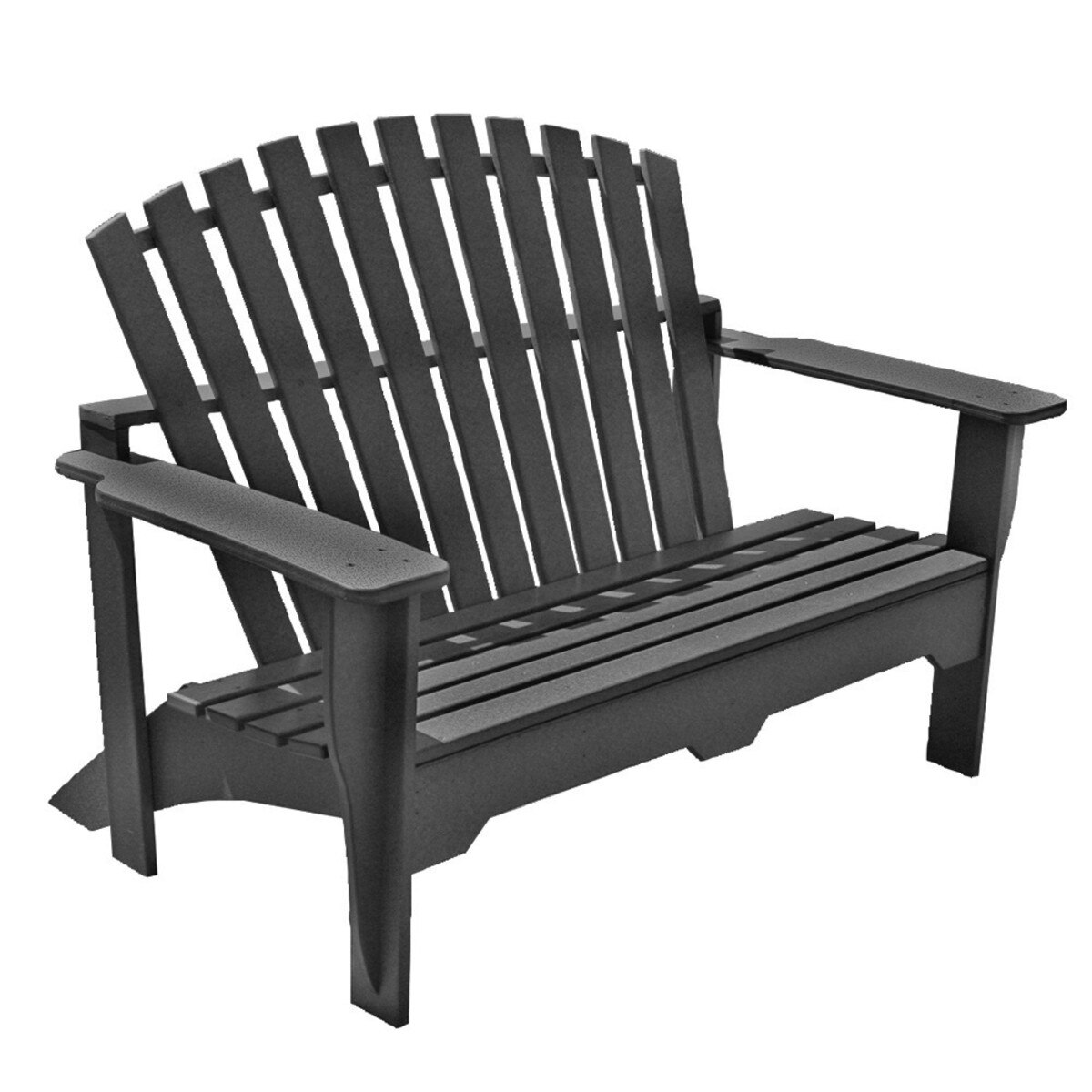 Adirondack Bench Black