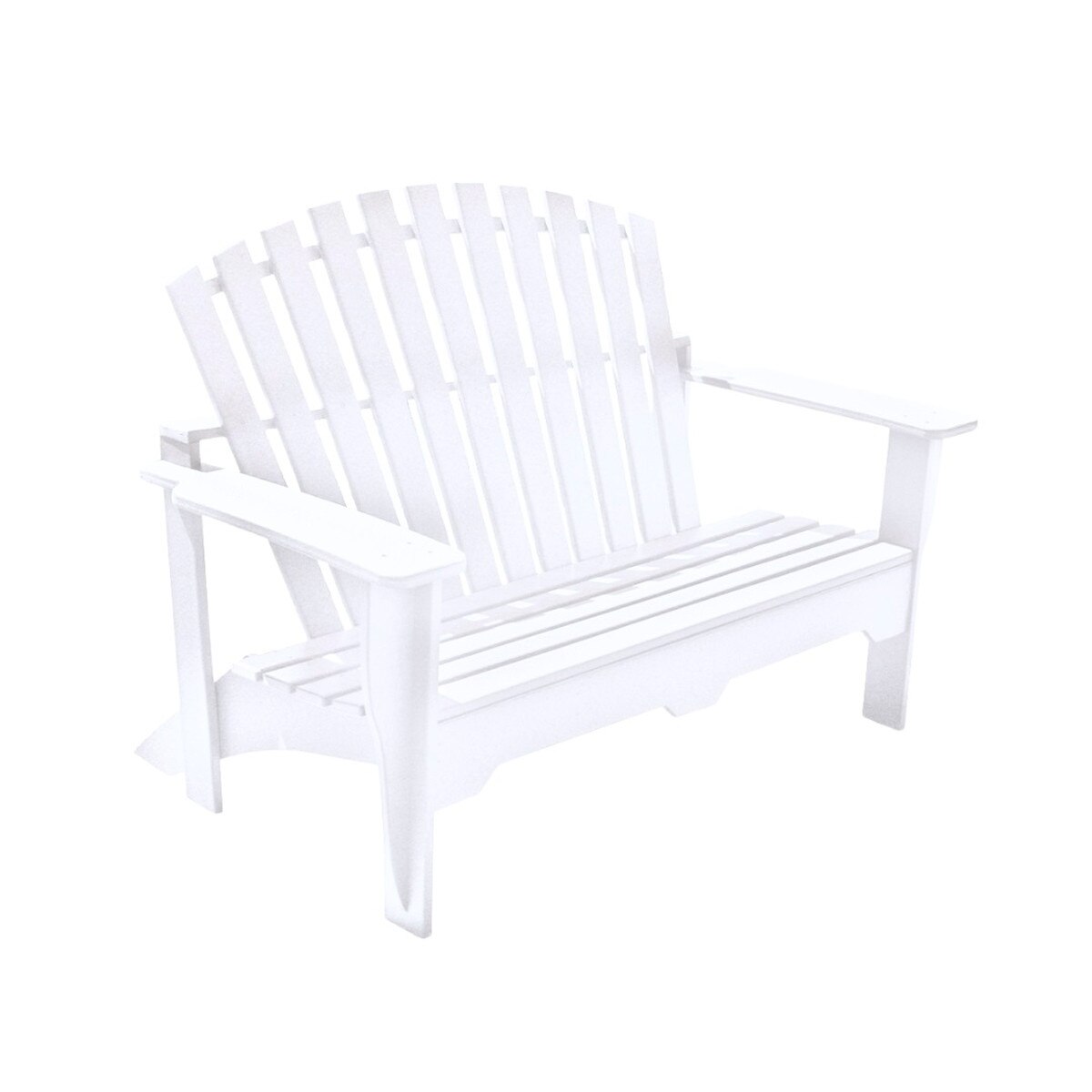 Adirondack Bench White