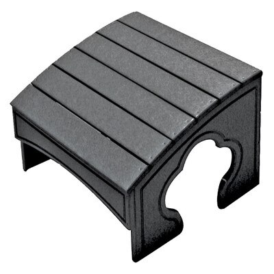 Adirondack Foot Stool Black