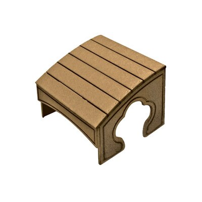Adirondack Foot Stool Driftwood