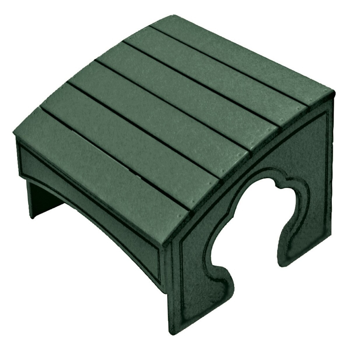 Adirondack Foot Stool Green