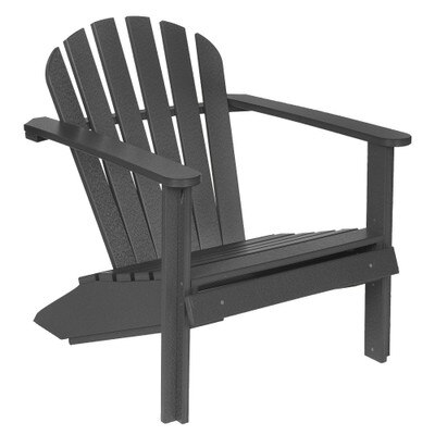Cozy Adirondack Chair Black