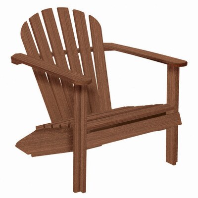 Cozy Adirondack Chair Walnut