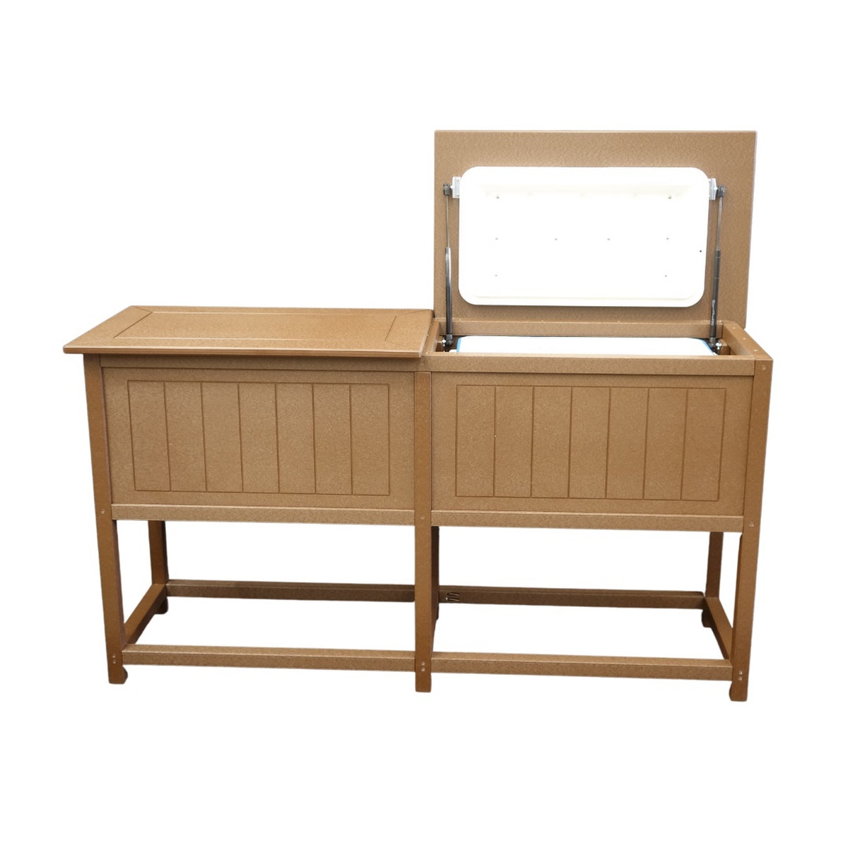 Double Raised Ice Chest Driftwood