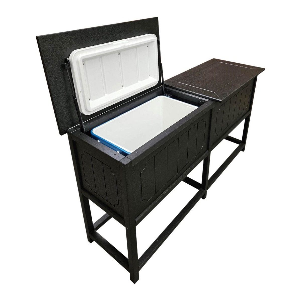 Double Raised Ice Chest Enclosure