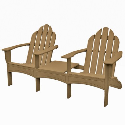 Double Adirondack Driftwood