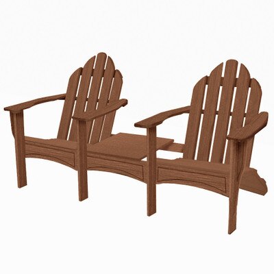 Double Adirondack Walnut