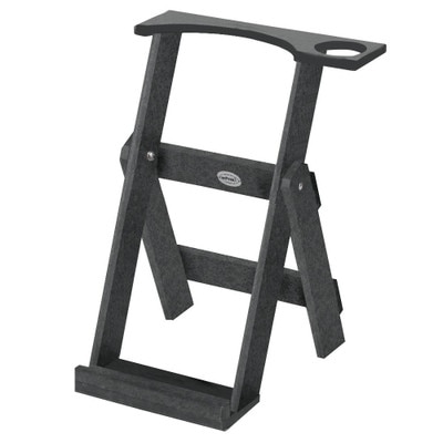 Folding Bag Stand Cup Holder Black