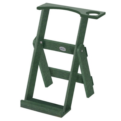 Folding Bag Stand Cup Holder Green