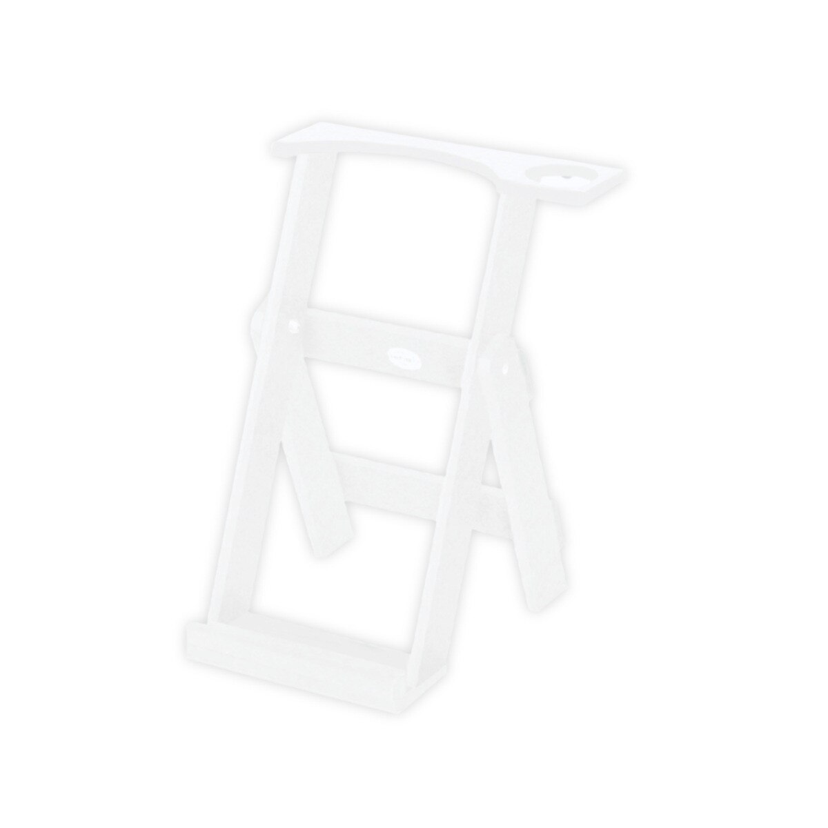 Folding Bag Stand Cup Holder white