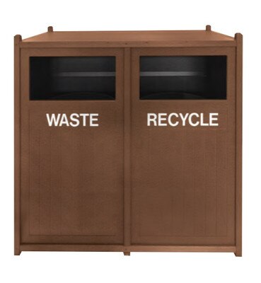 Front Load Recycling Center Brown