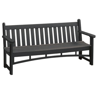 6' Heritage Bench Black