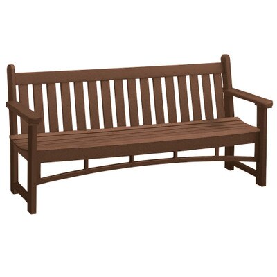 6' Heritage Bench Brown