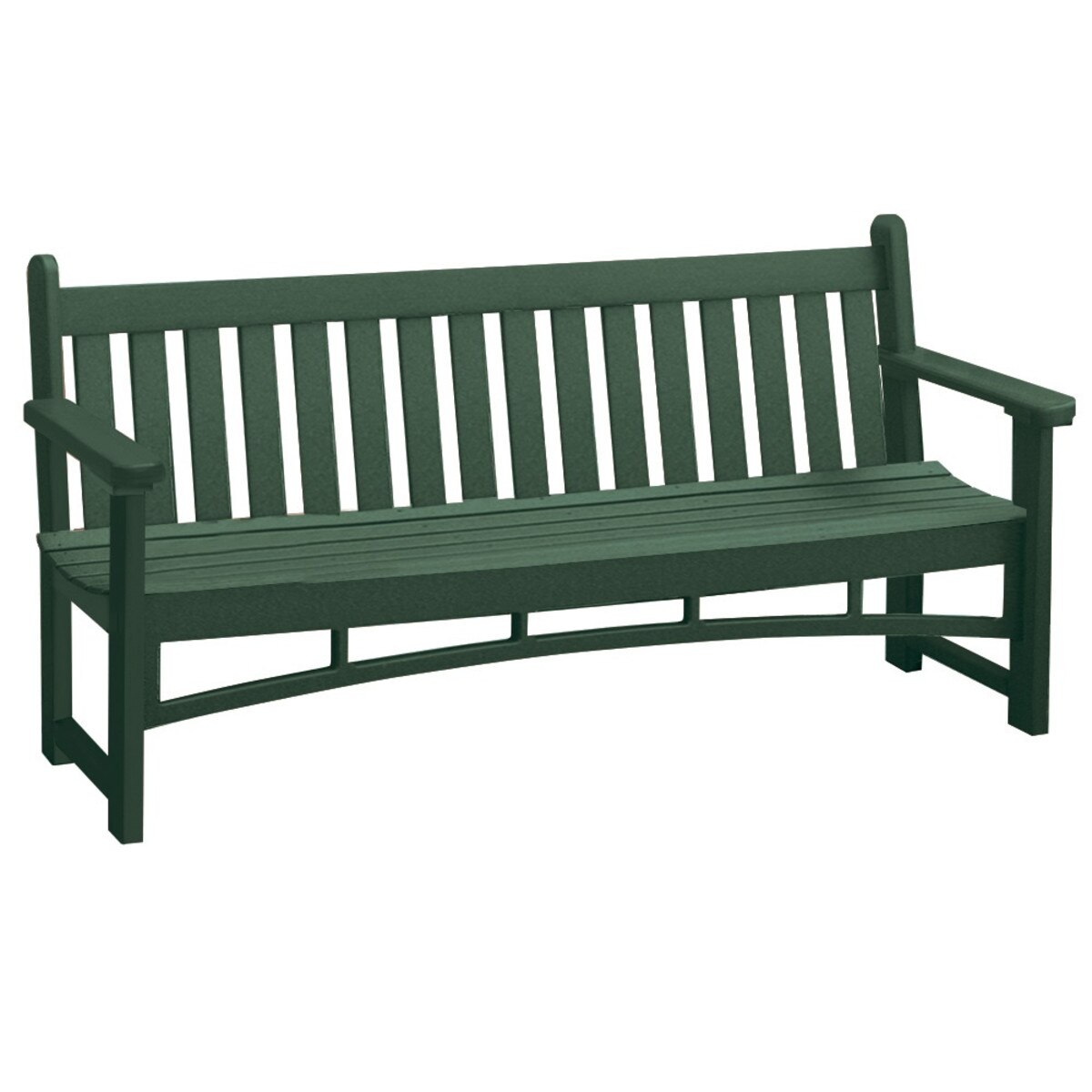 6' Heritage Bench Green