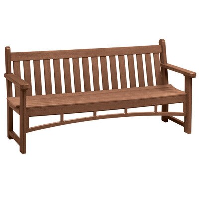 6' Heritage Bench Walnut