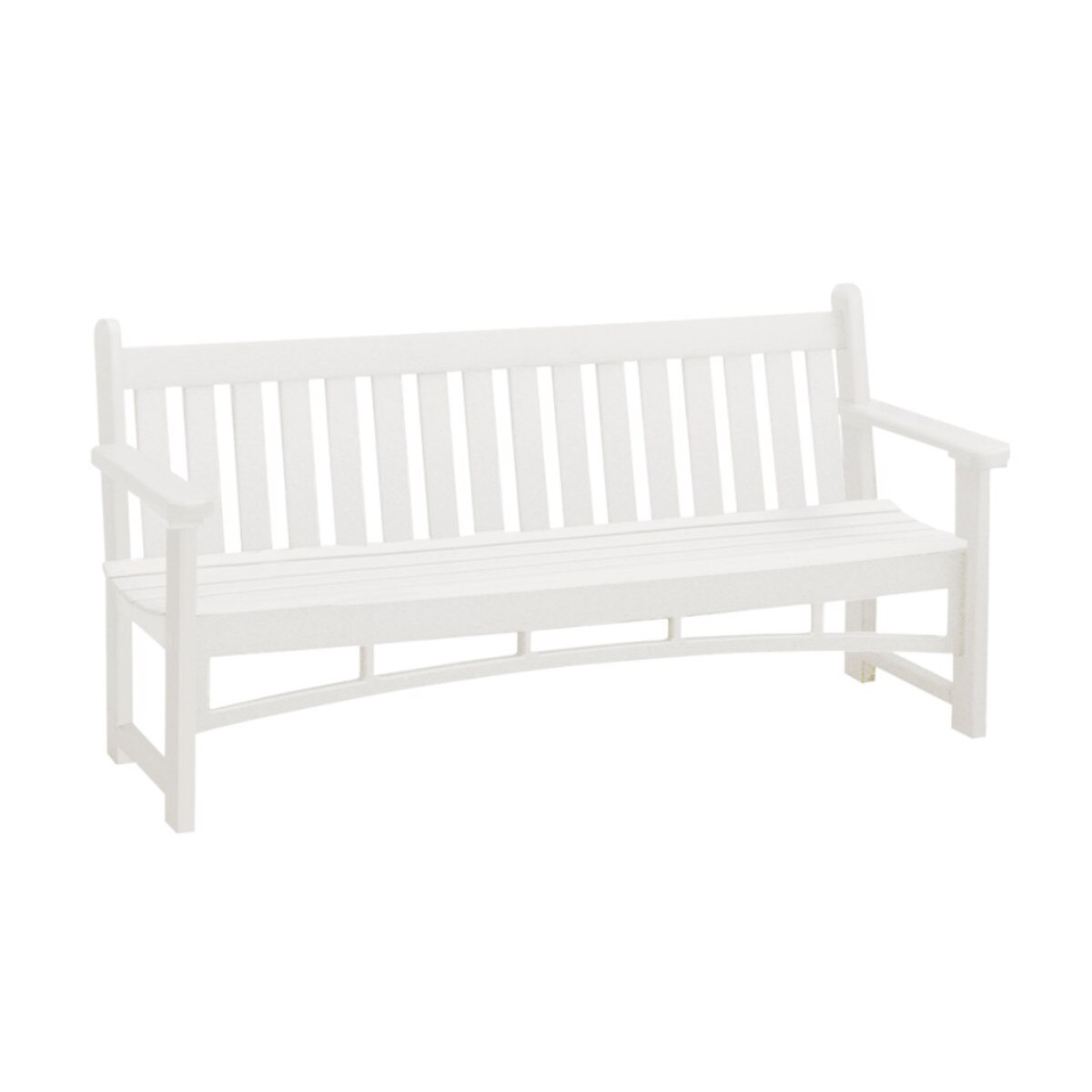 6' Heritage Bench White