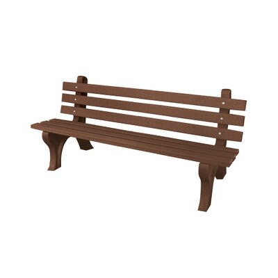 High Back Bench 4' Brown