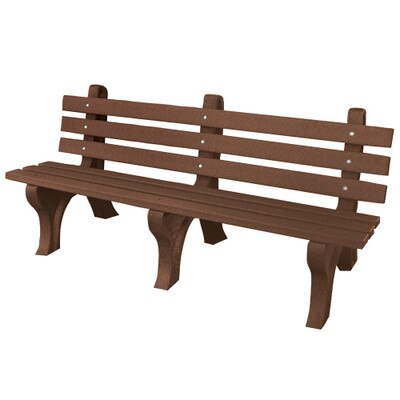 High Back Bench 6' Brown