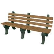 High Back Bench 6' Driftwood