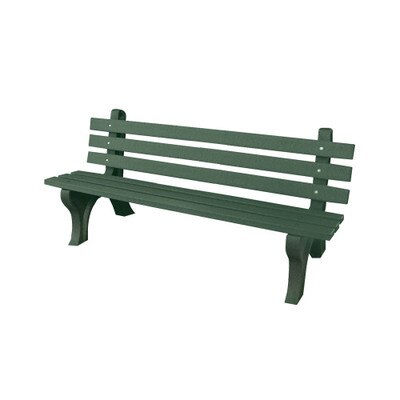 High Back Bench 4' Green