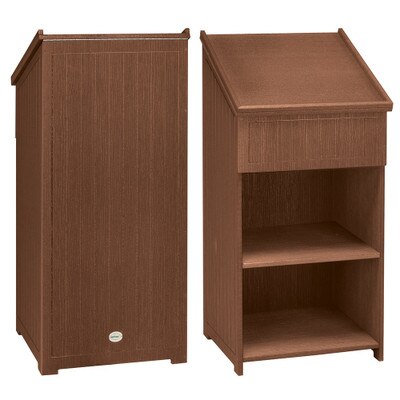 Large Podium Walnut