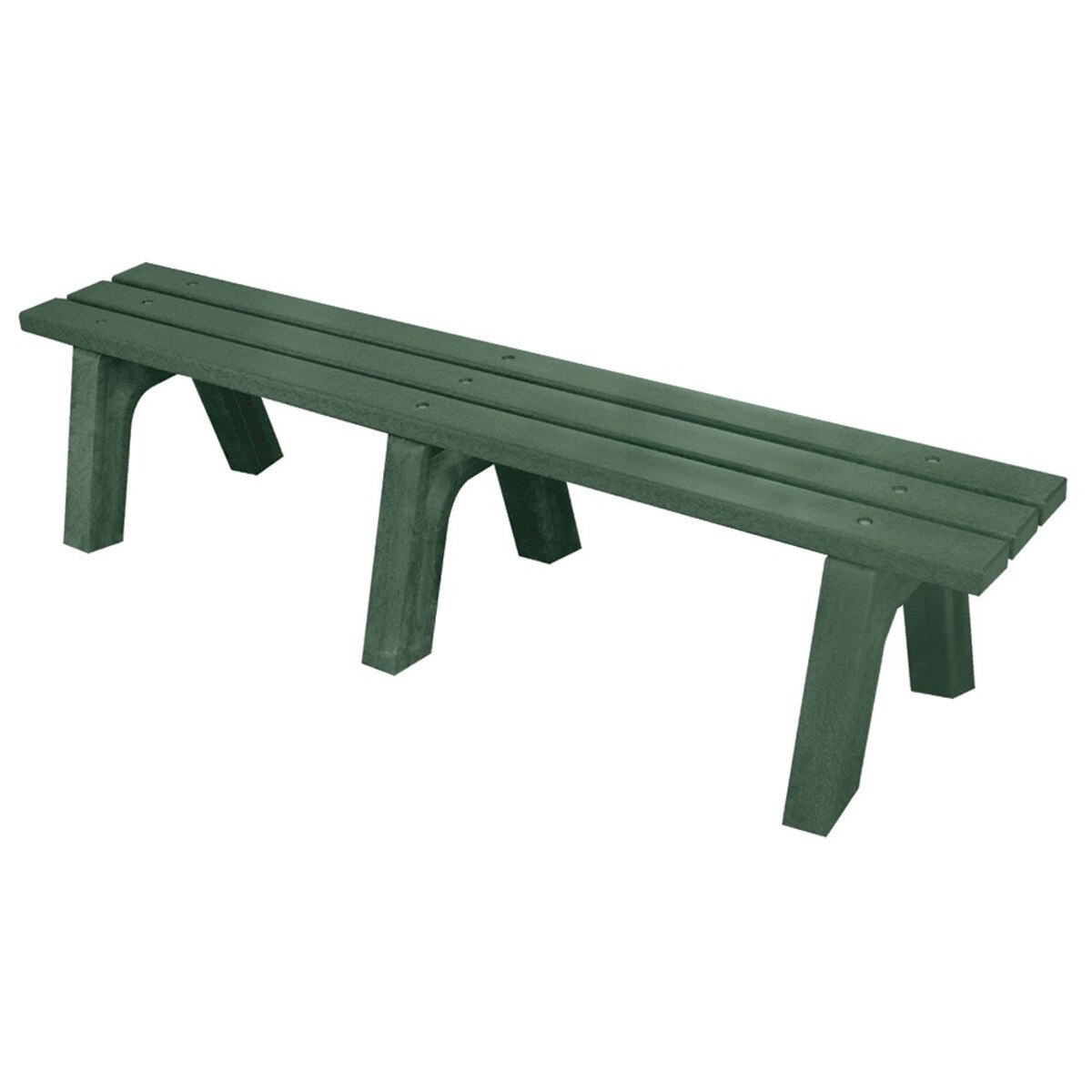 Mall Bench 6' Green