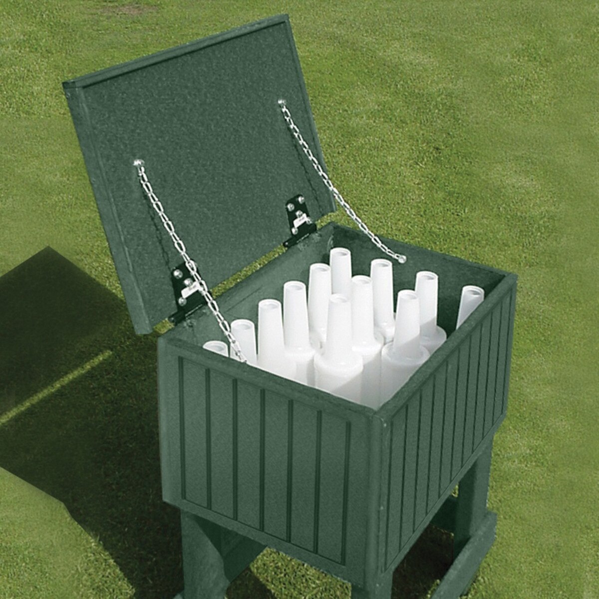 Medium Divot Bottle Box Green